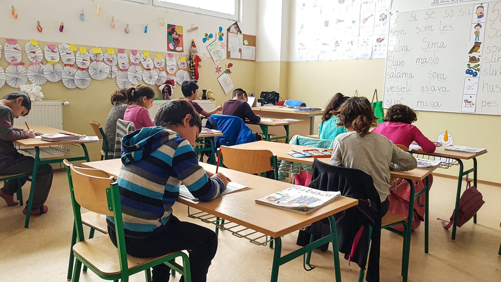 first-graders-in-a-Roma-only-school-in-Trebisov-Slovakia.-