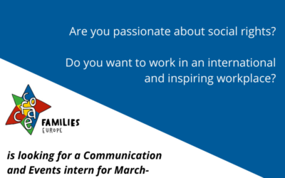 Call for COFACE communication and events intern – 10 months