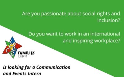 Call for COFACE communication and events intern for 2026