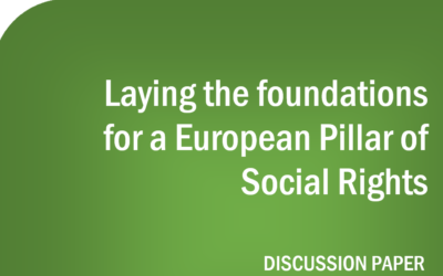 Discussion Paper: Laying the foundations for a European Pillar of Social Rights