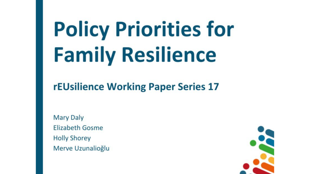 Front page of the working paper