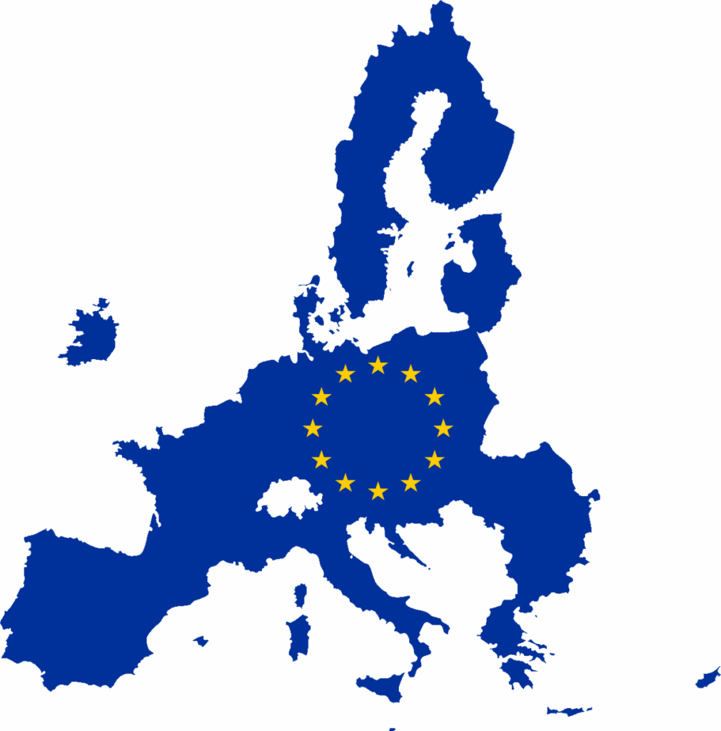Map of the EU
