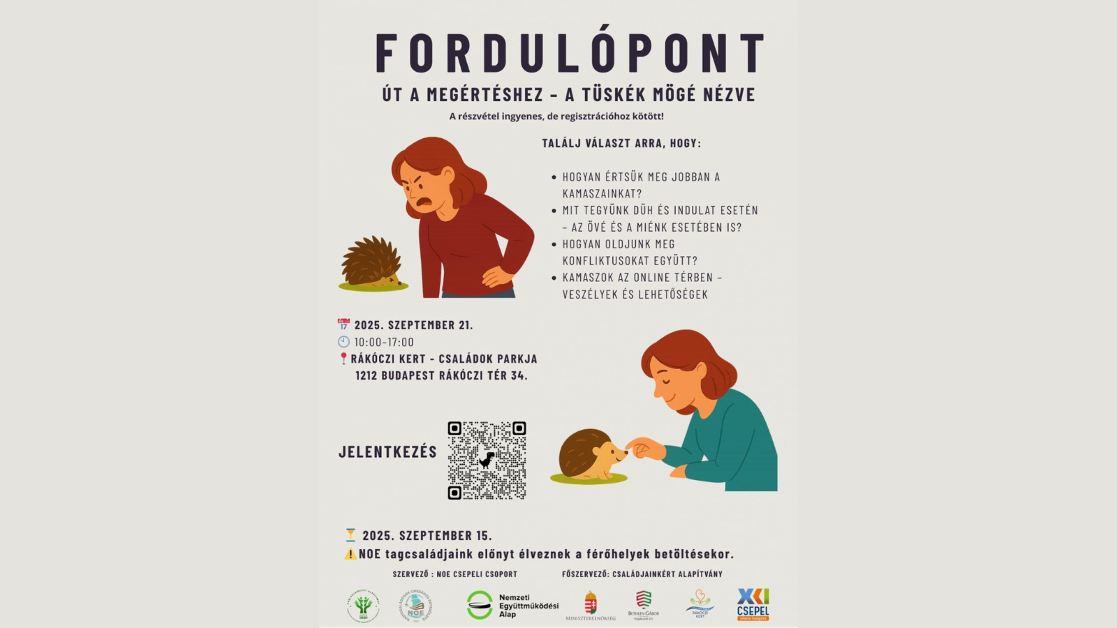 Projects (3) Event poster from NOE with time and place of the event in hungarian.