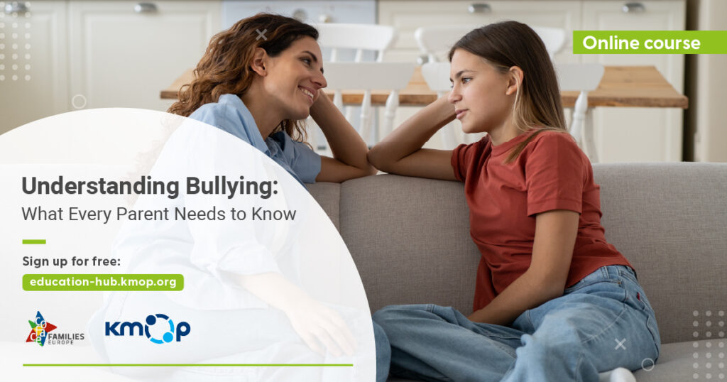 Mother and daughter are talking on a couch