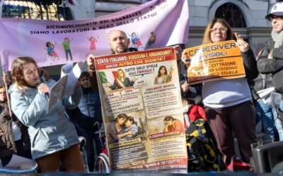Genitori Tosti leads demonstration demanding rights for family caregivers in Italy