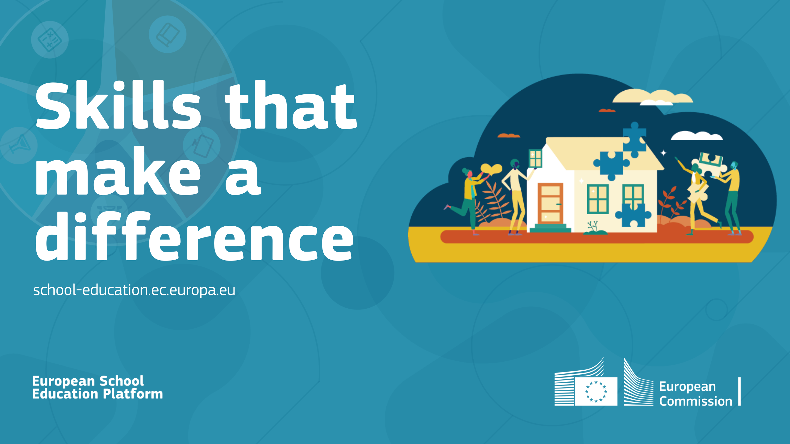 Text: Skills that makes a difference,