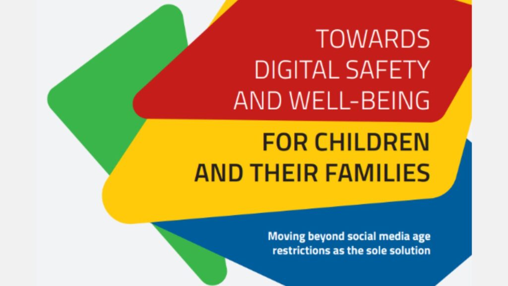 Front page of the position paper with the title.