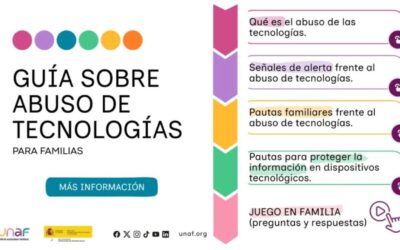 UNAF in Spain launches guide to help families prevent harmful technology use