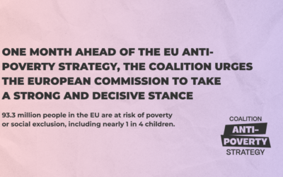 Joint statement by the Coalition on the EU Anti-Poverty Strategy