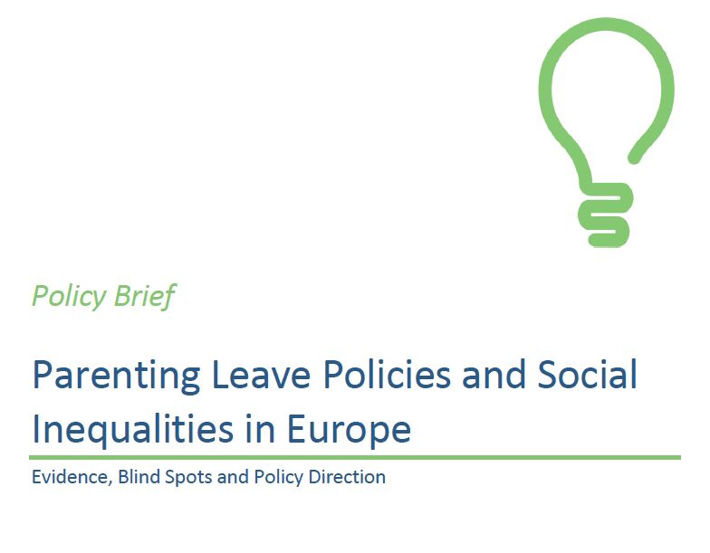 Front page of the policy brief.