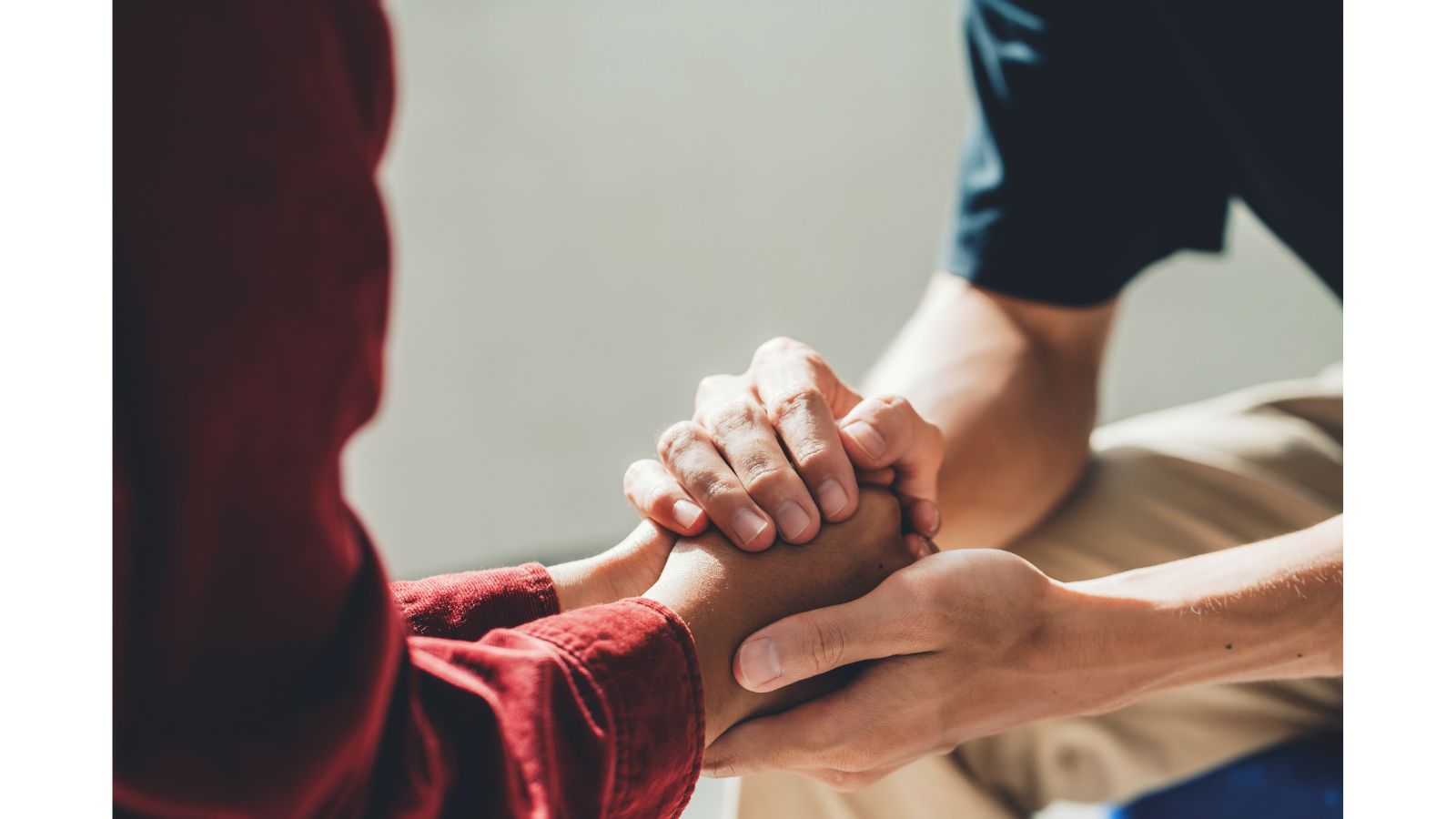 People holding hands