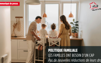 Familles de France calls for a renewed approach of France’s family policy system
